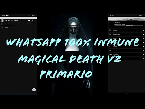 EL MEJOR WHATSAPP PRIMARIO MAGICAL DEATH V2 TOP👹 ( LINK EN LA DESCRIPCIÓN) con botón de dar atraso👹