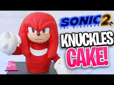 Knuckles the Echidna CAKE - Sonic the Hedgehog Cake (3d Sculpted Cake)