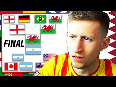 SIMULATING WORLD CUP 2022 100X TIMES!! (PREDICTING WORLD CUP 2022)