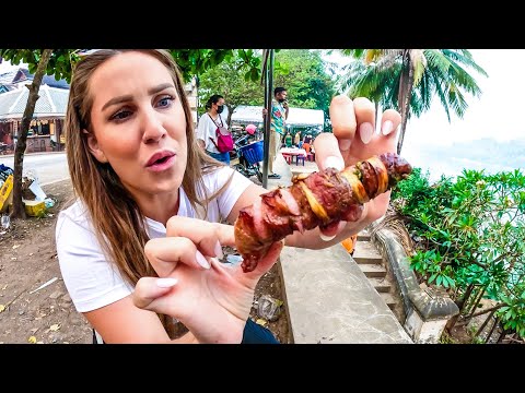 Epic Lao Street Food 🇱🇦 Luang Prabang Morning Market!