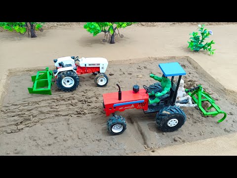 mini tractor modern plough machine science project | Diy tractor making mini wood Sawt |@Acrofter1