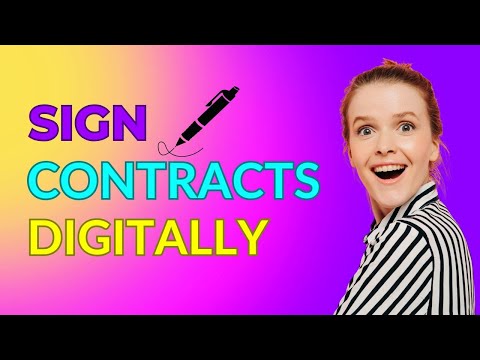 Sign Documents and Contracts Digitally #crm #digitalsignaturesoftware #contractsdigital