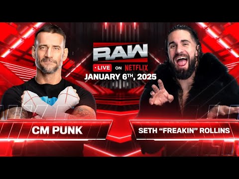 CM Punk vs Seth "Freakin" Rollins (2/3): Raw, Jan. 6, 2025