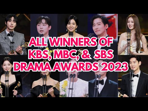 FULL LIST ‼️ THE WINNERS OF KBS, MBC AND SBS DRAMA AWARDS 2023