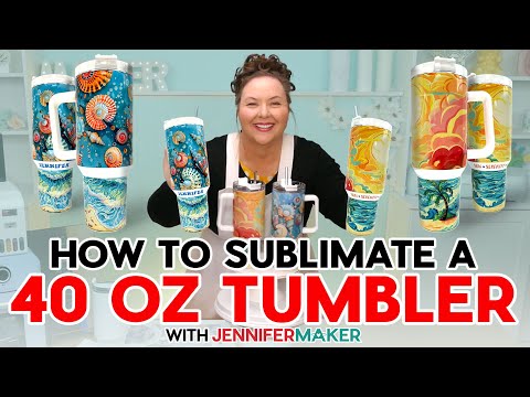 How To Sublimate A 40 oz Tumbler With A Handle