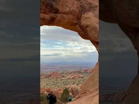 Amazing Partition Arch, Arches National Park near Moab Utah #Shorts