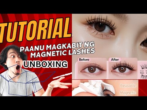 Unboxing and Tutorial Videos Magnetic Eyelashes