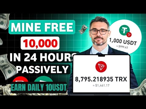 FASTEST ●FREE● TRX MINING SITE 🚀 $10 minimum withdraw || Your Crypto INVESTOR