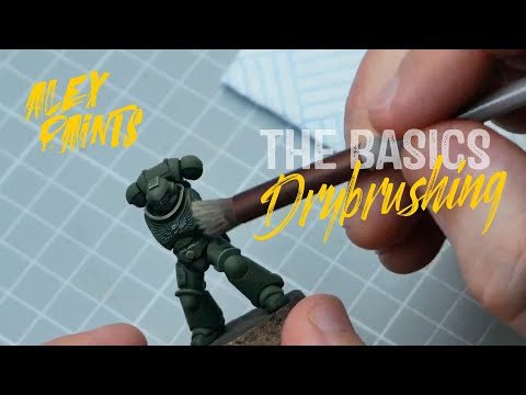 How to Drybrush minis - The absolute basics