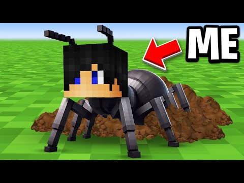 Minecraft but I Become an Ant!