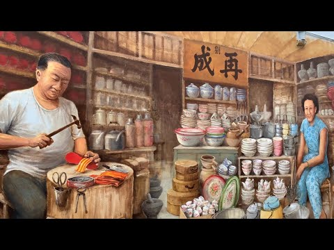 叶耀宗壁画 牛车水之旅8  YIP YEW CHONG CHINATOWN  MURAL TOUR 8