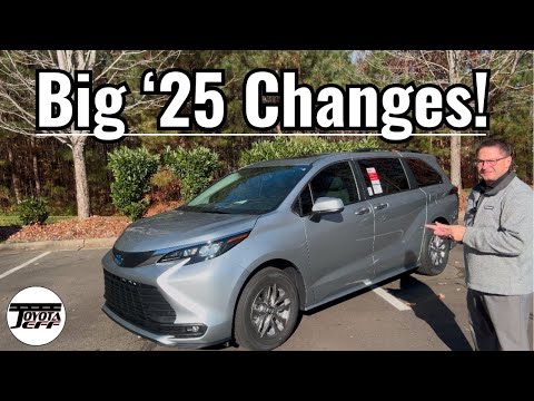 7 Big 2025 Toyota Sienna changes on the XLE!