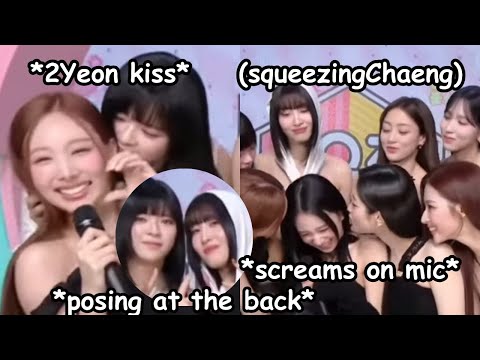 twice chaotic interview on live broadcast *they keep kissing each other on cam*