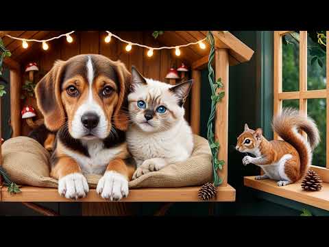 Cat vs Dog  The Ultimate Tree House Showdown!