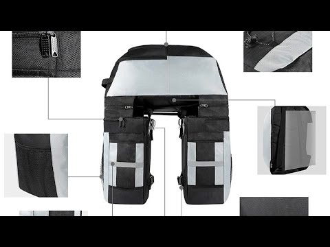 REVIEW: COFIT Bike Trunk Bag 25L/68L, Extensive Large Capacity Bicycle Rear Seat Pannier