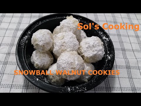 HOW TO MAKE EASY SNOWBALL WALNUT COOKIES RECIPE