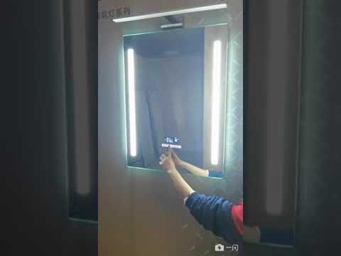 LED Lighted Smart Mirror with Touch Screen