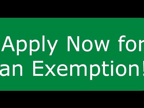 How to claim exemption in cma exam