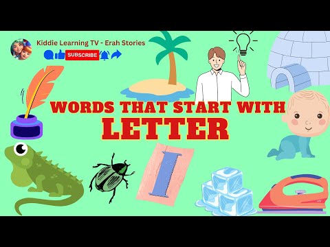 Letter I: Words That Start With I, Letter Sounds| English Vocabulary Lessons| Kiddie Learning TV