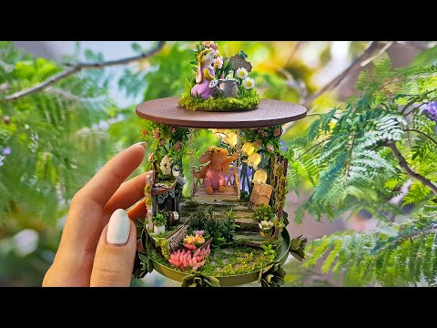 Fairytale Garden - DIY Miniature dollhouse kit - Dream bottle series