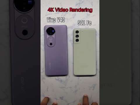 Vivo V40 😈 vs Samsung S21 Fe Speed Test #samsung #shorts