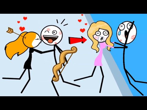 Stickman Run - All Levels - Stickman Running Rescue Game - Gameplay Walkthrough