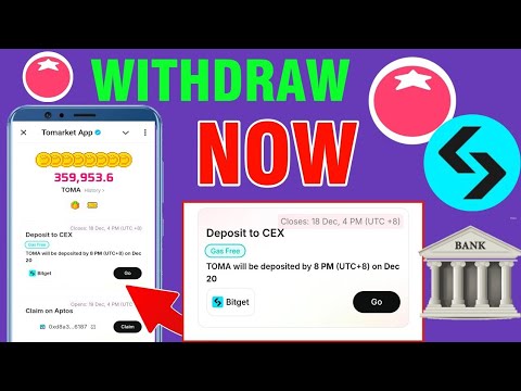 Tomarket Withdraw In Exchange | Toma Token Withdraw Full Process | Tomarket Withdraw In Bank