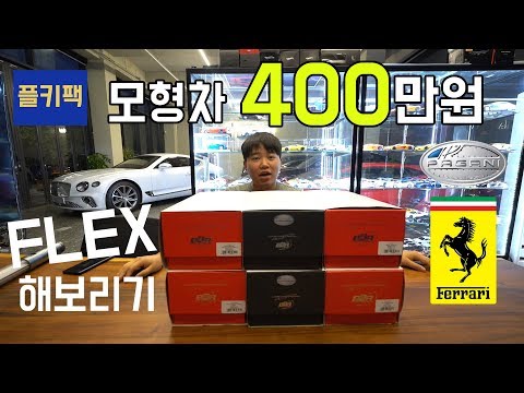 [플키팩]모형자동차 6대에 400만원?! BBR 페라리, 파가니 플렉스(FLEX) 레진 다이캐스트