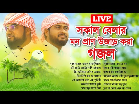 🔴 Gojol Live || সকাল বেলার মন প্রাণ উজাড় করা গজল || মনযোগ দিয়ে শুনুন সারাদিন মন ভালো থাকবে