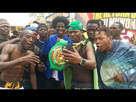 OFFICIAL WEIGHING-LATIBU 'DANCING MASTER' MUWONGE Vs KENYA'S RICHARD OKOTH OGORA