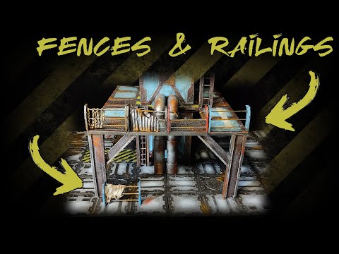 Terrain Tutorial - Fences & Railings - Warhammer 40K, Kill Team, Necromunda