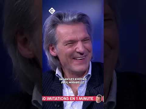 Marc-Antoine Le Bret : 50 imitations en 1 minute - C à Vous