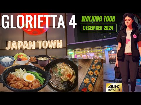 [4K] WALKING TOUR FROM ONE AYALA MALL TO GLORIETTA TOKYO TOWN