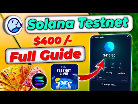 Toby testnet | Best solana testnet airdrop | Toby testnet full guide | new solana airdrop