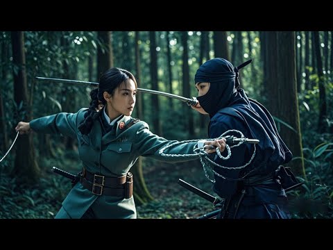 Chinese kung fu fights against Japanese female ninjas, whipping the flesh with deadly moves