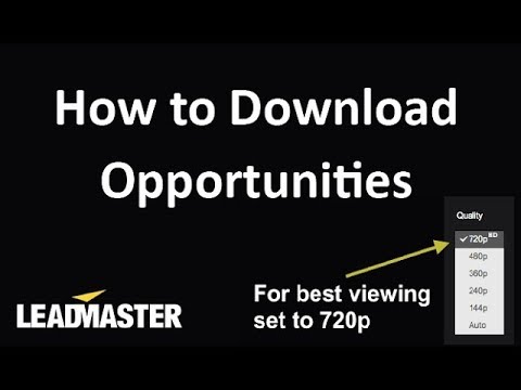 How to Download Opportunities