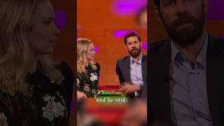 John Krasinski on Emily Blunt. How he visited her and children in England