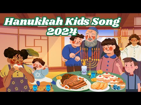 Hanukkah Kids Song 2024 | Chanukah Song | Jewish Childrens Songs by Educastle