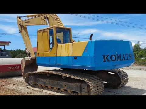 LEGEND KOMATSU EXCAVATOR PC200-5 working in NEW ROAD