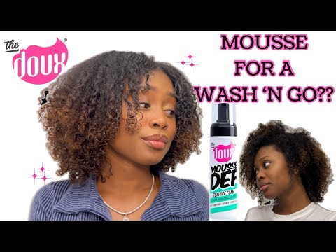 Mousse for a Wash N Go?? | The Doux Mos Def Texture Foam in Natural Hair