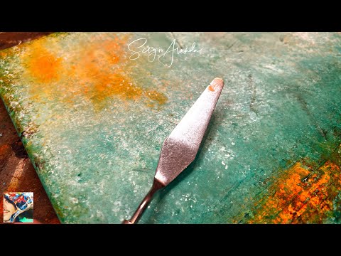 Step by Step: How to Paint a Decayed Industrial Artwork with Textures and Pigments | Full Tutorial