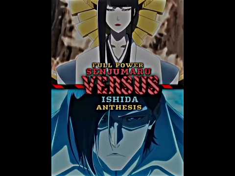 Senjumaru vs Ishida [ Who is Stronger]#anime #bleach #tybw #gotei13 #trending #shorts