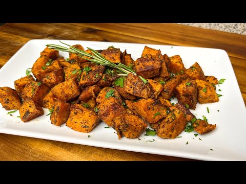 Irresistible Roasted Rosemary Sweet Potatoes