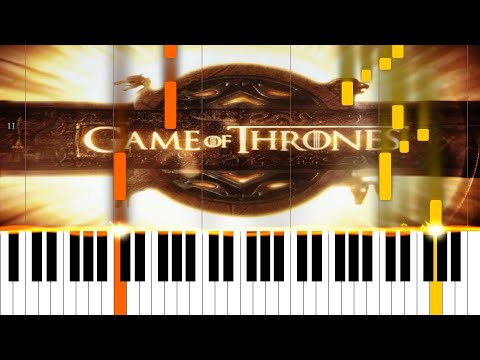 Game of Thrones Main Theme ~ Easy Piano tutorial