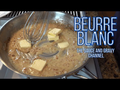 Beurre Blanc | Classic French Butter Sauce | How to Make a Beurre Blanc Sauce | Easy Butter Sauce