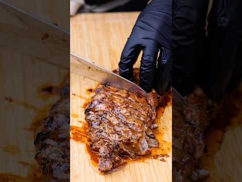 Chipotle butter ribeye steak.