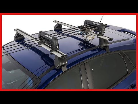 Rhino-Rack 10" Multi-Purpose Carrier for Fishing Rods, Skis, Snowboard, Skateboard, Kayak Paddles