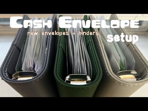 New Cash Envelope Binder Setup | How To Setup My Binders| Low Income | Single Mom #cashstuffing