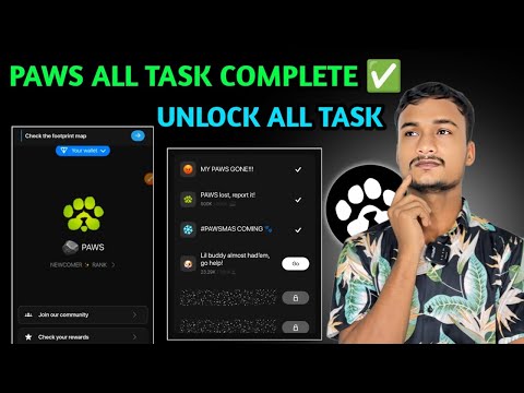 PAWS ALL TASK COMPLETE ✅ | PAWS All Task Unlock 🔓 | PAWS Return ✅