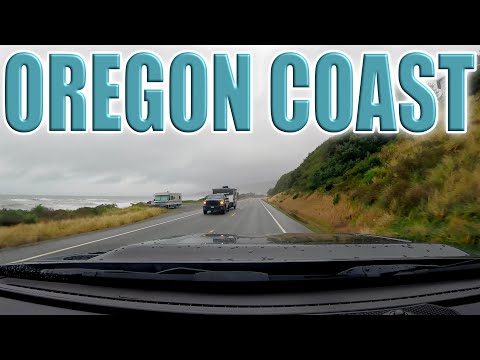 Rainy Hwy 101 Along the Oregon Coast | Car Camping